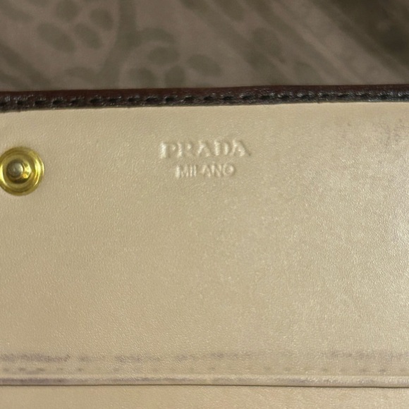 Prada butter leather double snap long wallet - Picture 6 of 16